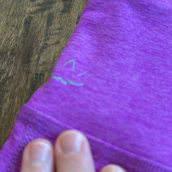 Beyond yoga workout leggings deep, bright, pink size medium - Picture 2 of 8